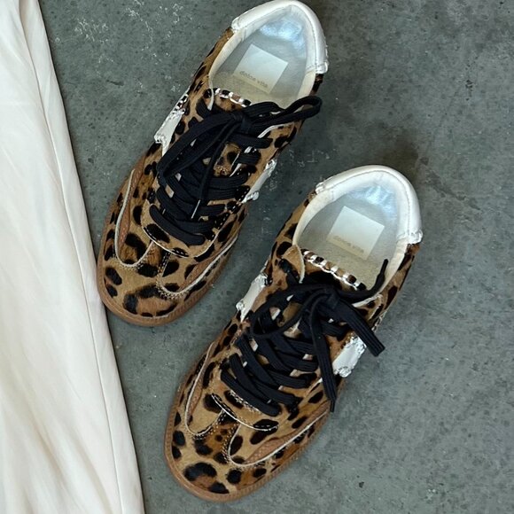 Dolce Vita Leopard Print Athletic Shoes - Picture 2 of 3